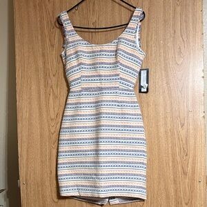 CORY Striped Sleeveless Dress